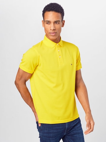 TOMMY HILFIGER Shirt 'Core 1985' in Yellow: front