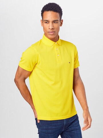 TOMMY HILFIGER Poloshirt 'Core 1985' in Gelb: Vorderseite