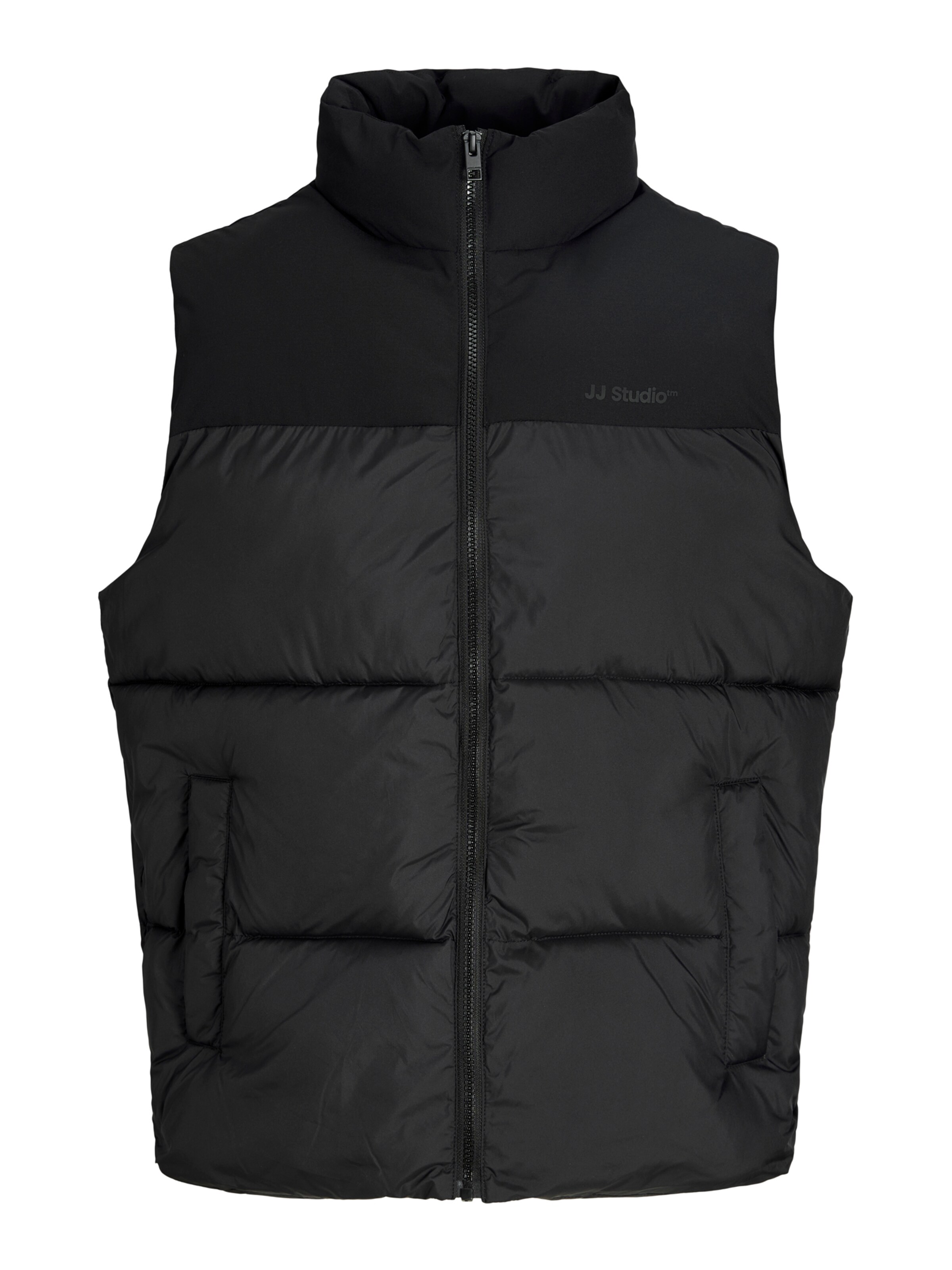 JACK & JONES Gilet 'JJRAZE' en S en noir, Vue avec produit