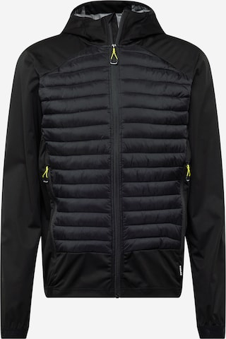 ICEPEAK - Chaqueta de montaña 'DEEPSTEP' en negro: frente