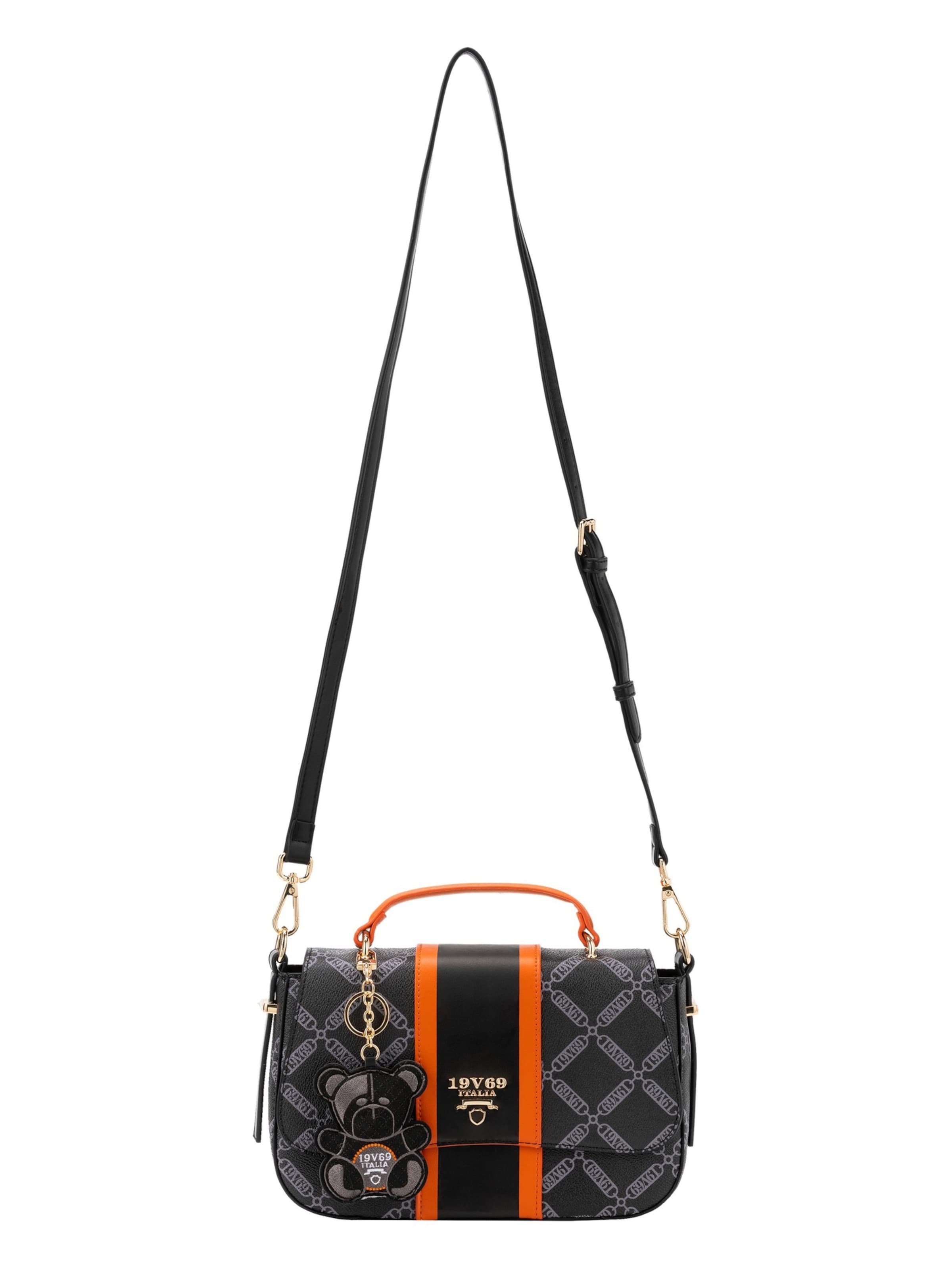 19V69 ITALIA Τσάντα ώμου 'Giustina' σε μαύρο: μπροστά