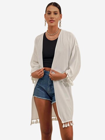 Hiccup Kimono in Wit