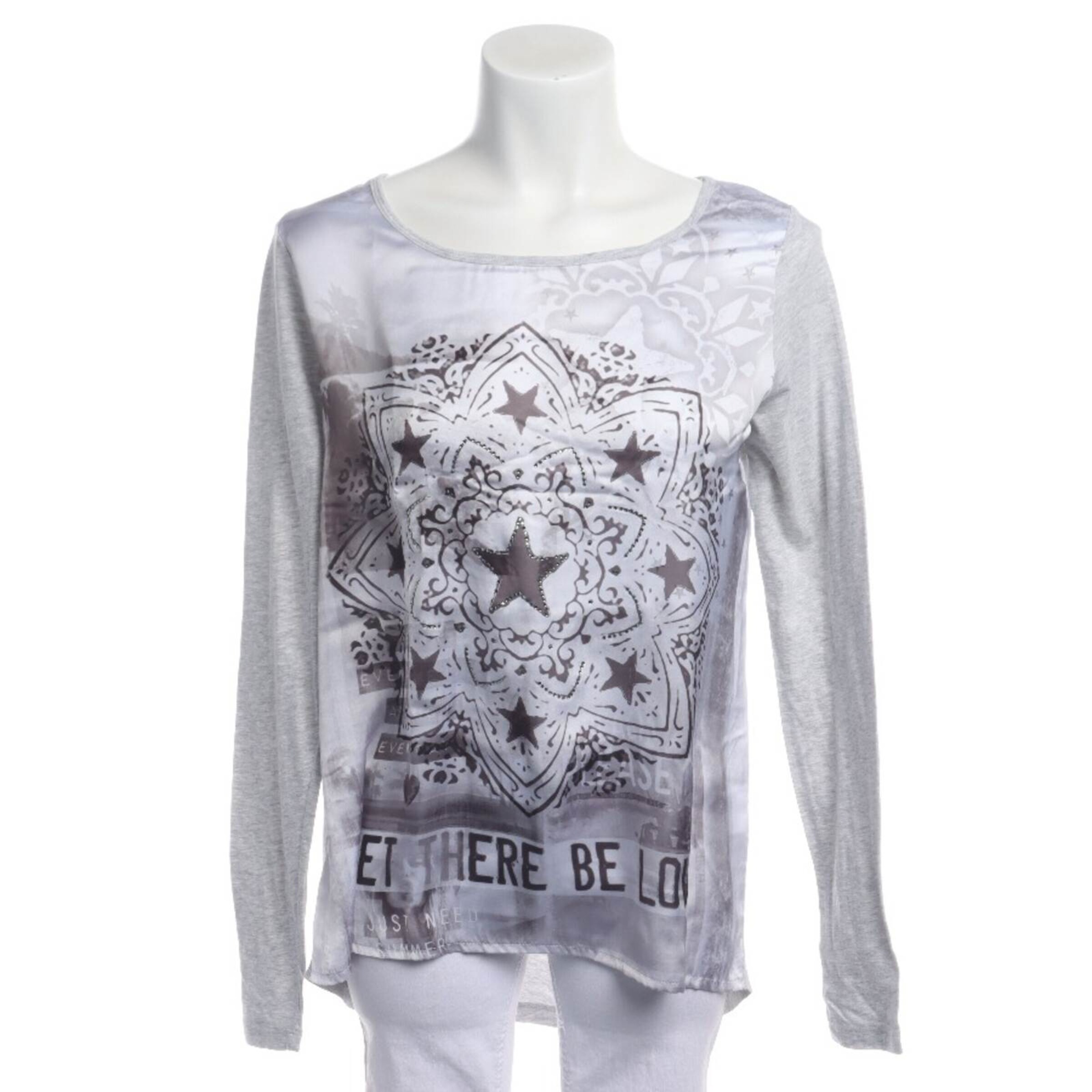 Grace Shirt langarm XS in Grau: Vorderseite