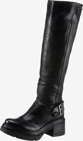 A.S.98 Boots in Black: front