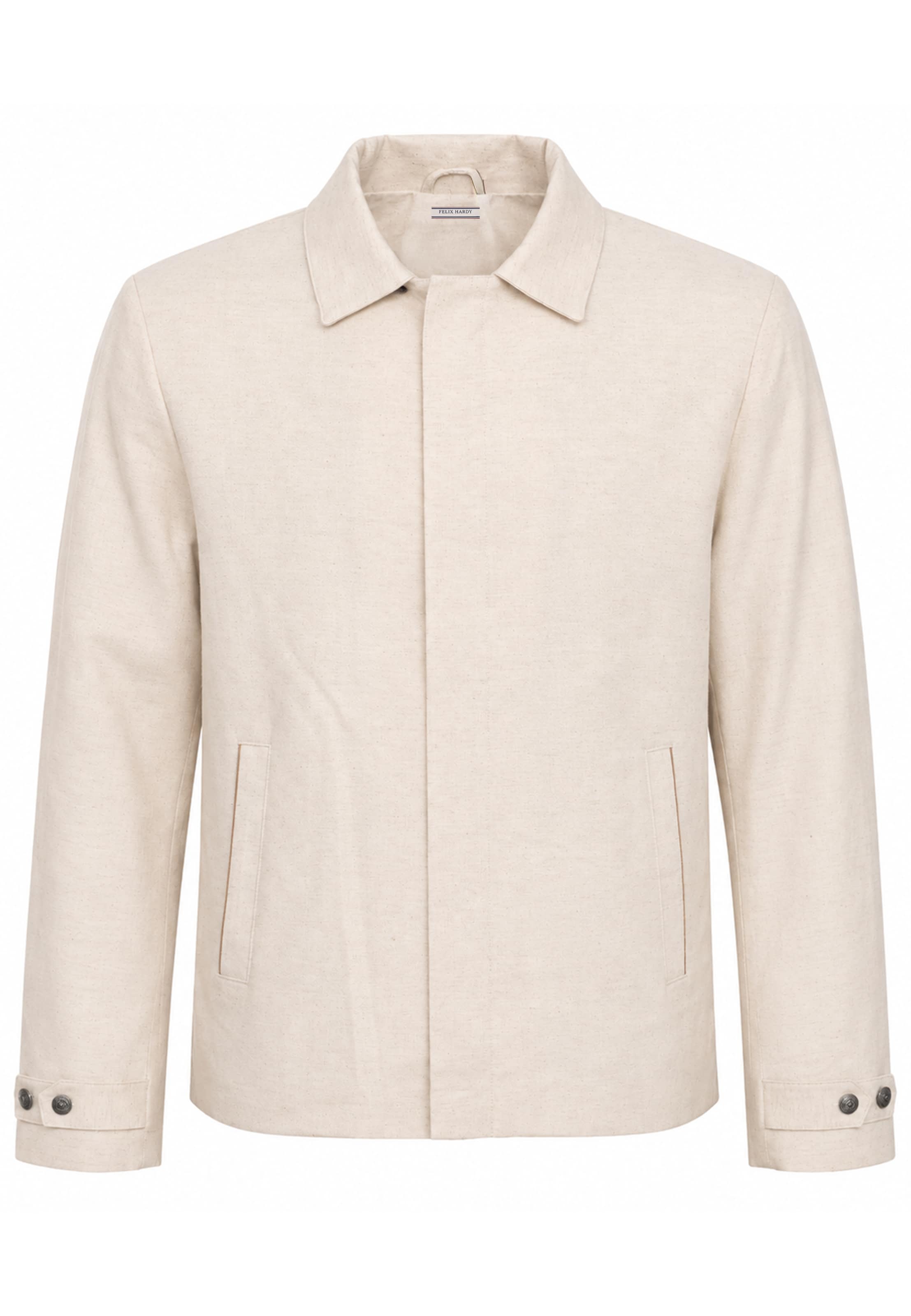 Veste mi-saison Felix Hardy en beige : devant