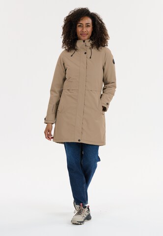 Whistler Outdoorjas 'Mullie V2' in Bruin: voorkant