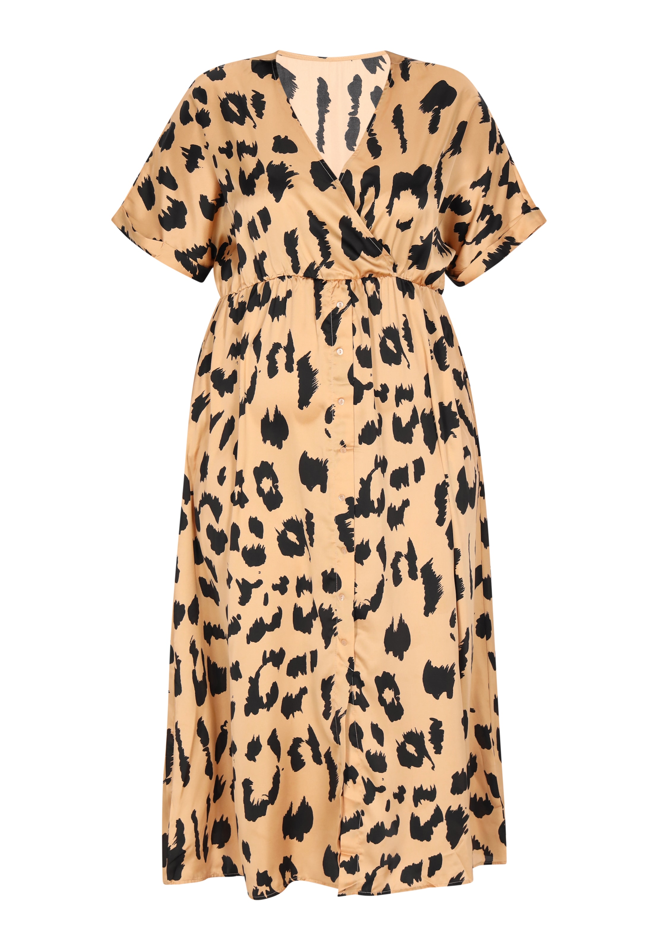 faina Φόρεμα σε μπεζ: μπροστά