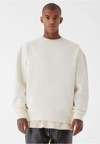 9N1M SENSE Sweatshirt 'Blank' in Wit: voorkant