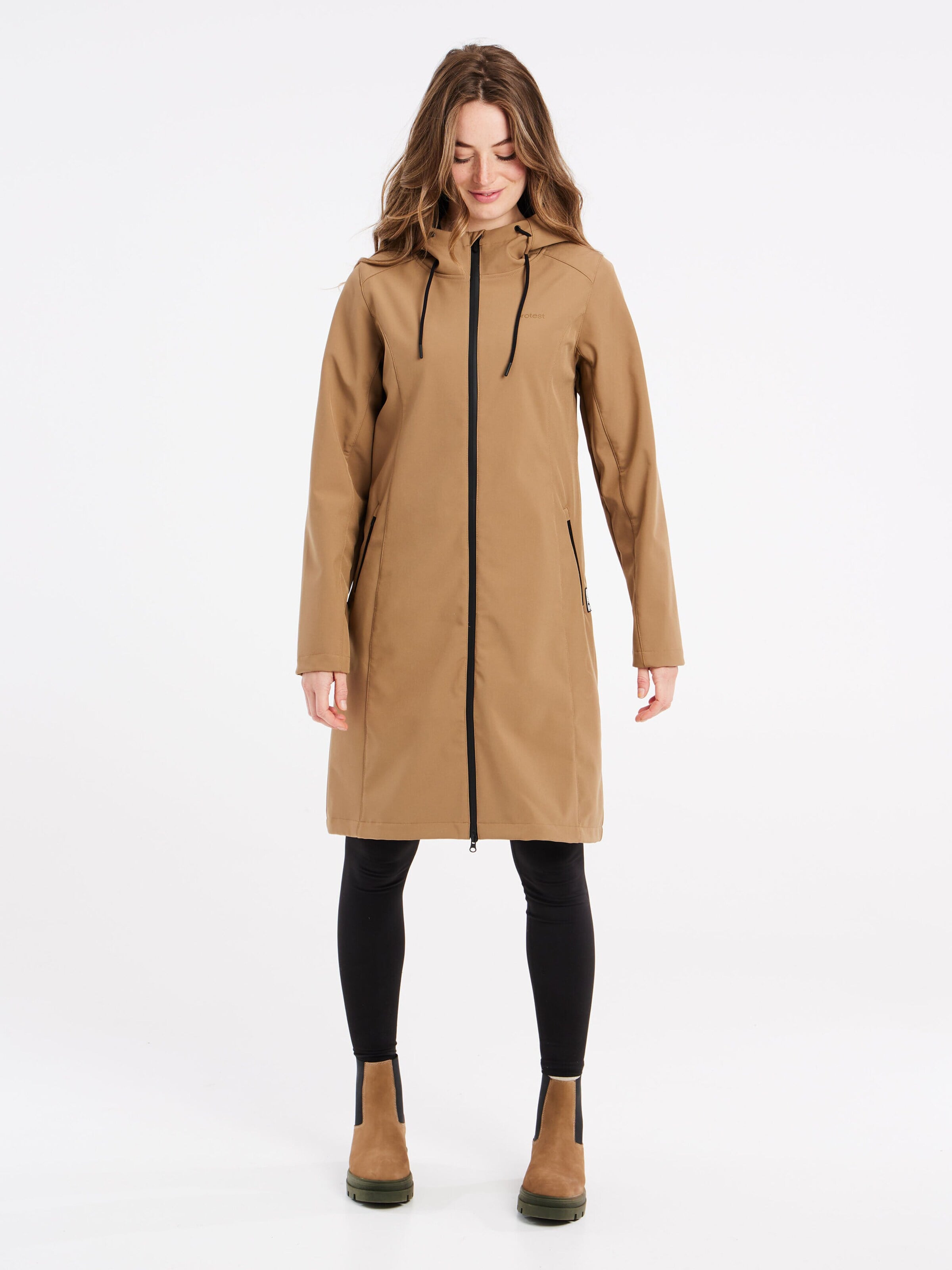 PROTEST Winter jacket 'PRTERIS' in Brown: front