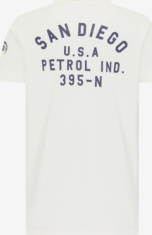 Petrol Industries T-shirt i vit