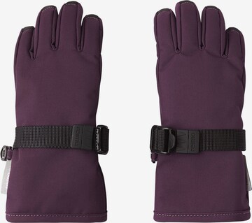 Reima Gloves 'Tartu' in Purple: front