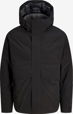 Veste fonctionnelle 'JPRBLAMoon' JACK & JONES en noir : devant