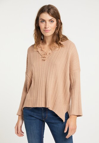 usha FESTIVAL Pullover in Beige: predná strana