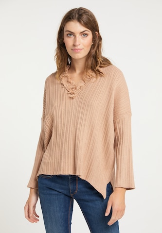 usha FESTIVAL Sweater in Beige: front