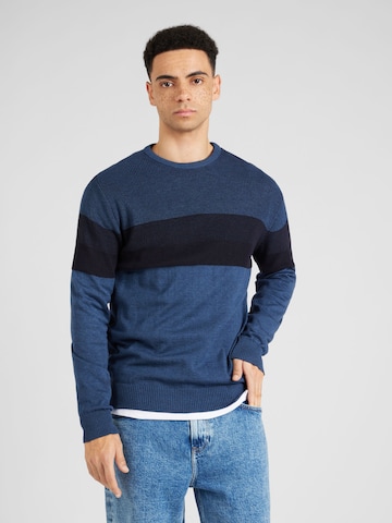 BURTON MENSWEAR LONDON Trui in Blauw: voorkant