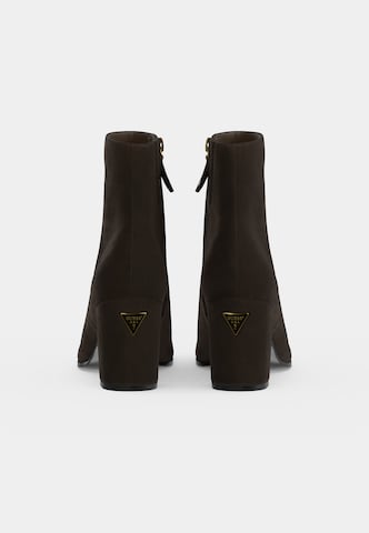 GUESS Stiefelette 'BERKLIE' in Braun: Rückseite