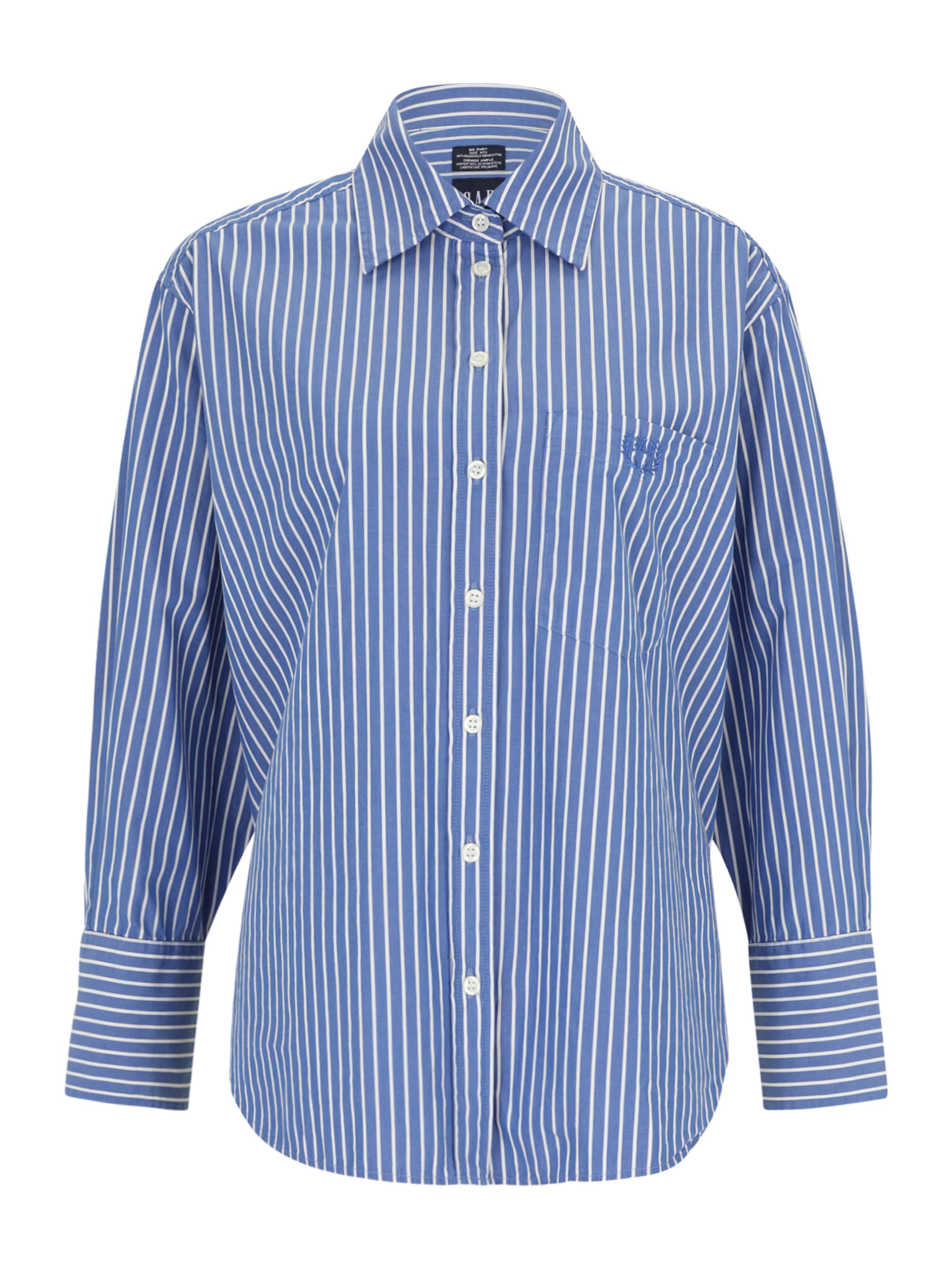 Gap Petite Blus i duvblå / vit, Produktvy