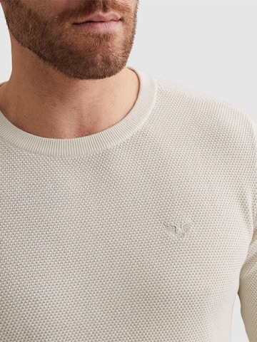PME Legend - Jersey 'Pullover in cotton/modal' en blanco
