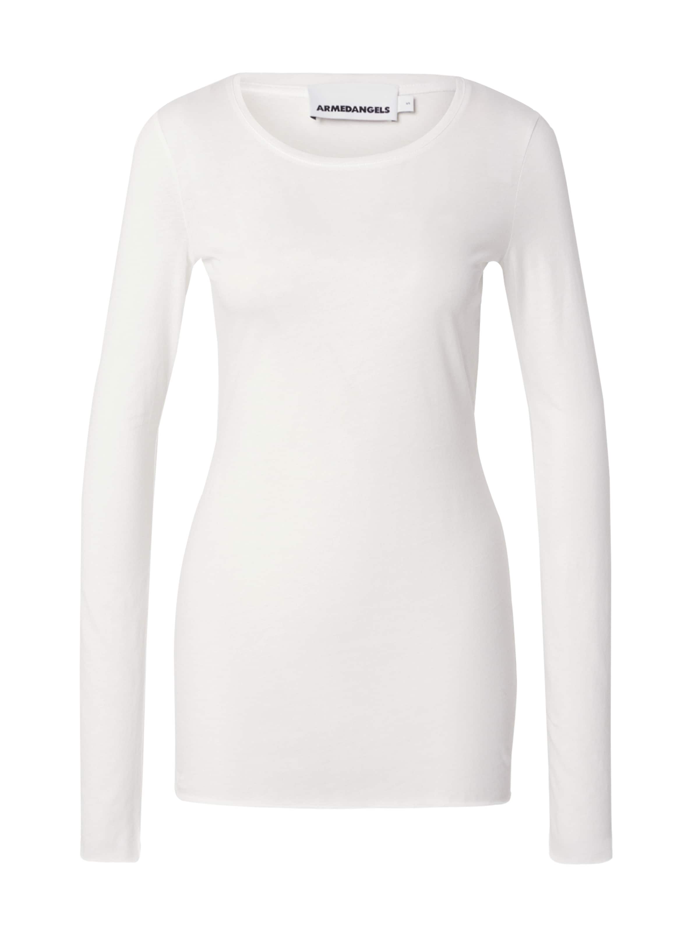 T-shirt ARMEDANGELS en blanc : devant