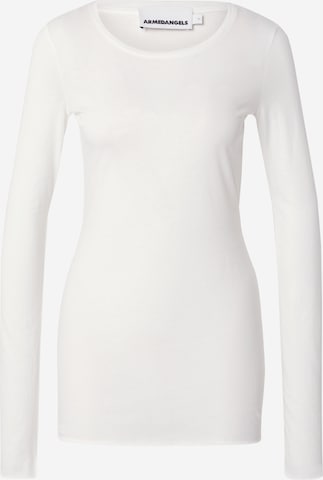 Maglietta di ARMEDANGELS in bianco: frontale