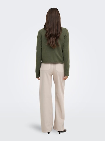 JDY Knit Cardigan 'JDYRue' in Green