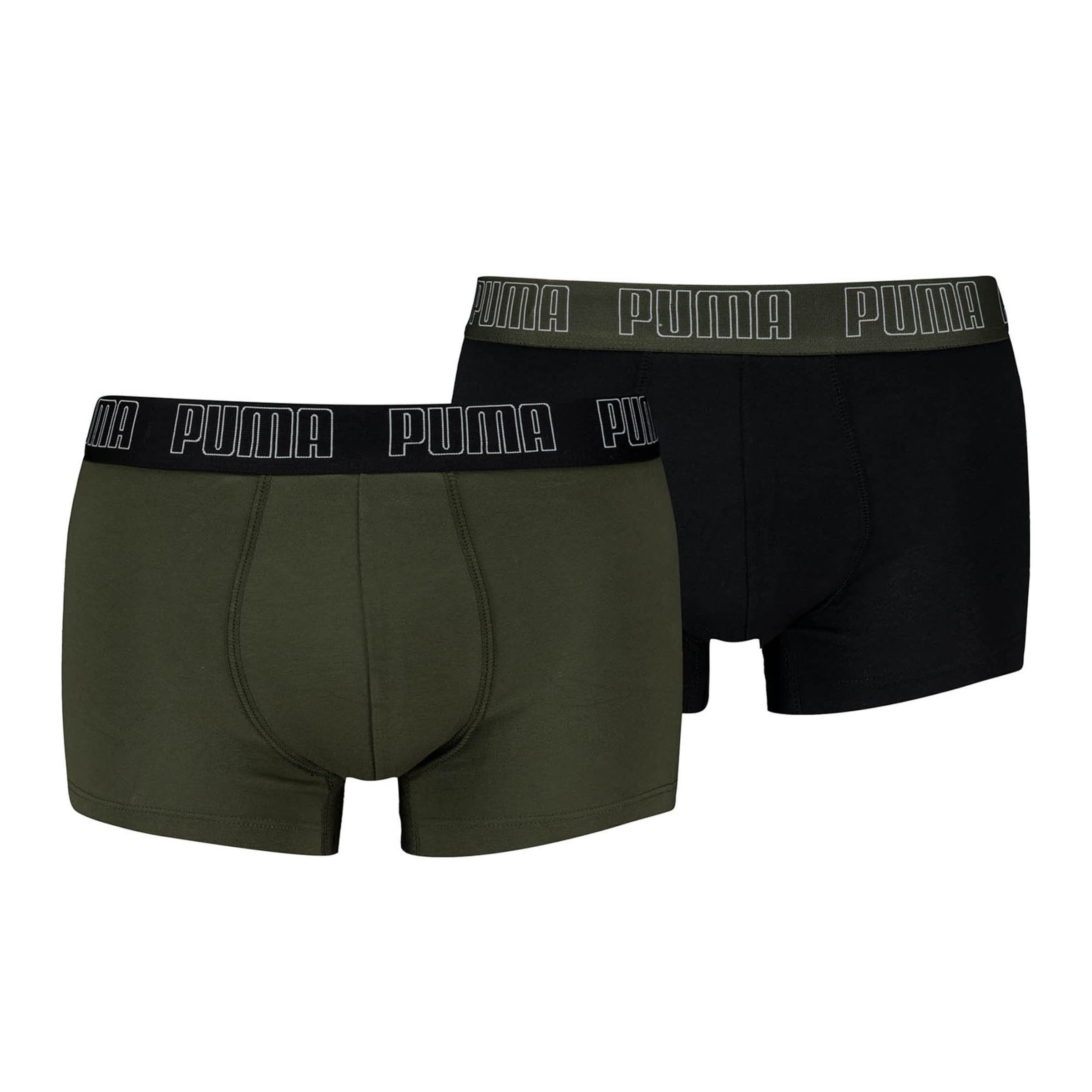 PUMA Boxershort in Grün: Vorderseite