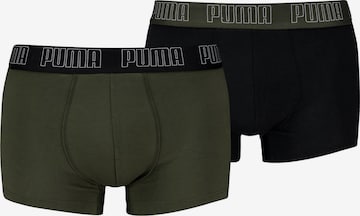PUMA Boxershort in Grün: Vorderseite