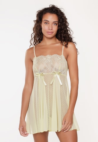 LingaDore Negligee in Yellow: front