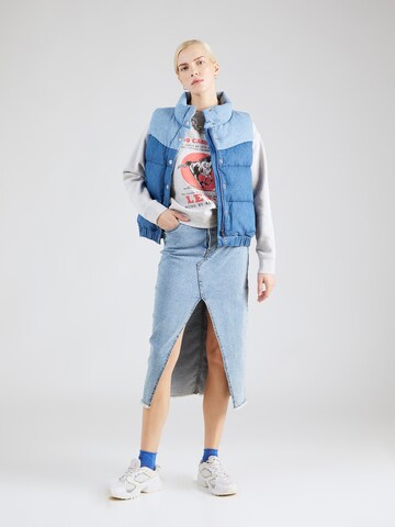 mėlyna LEVI'S ® Liemenė 'Juno Western Puffer Vest'