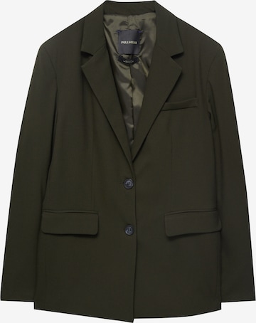 Blazer Pull&Bear en vert : devant