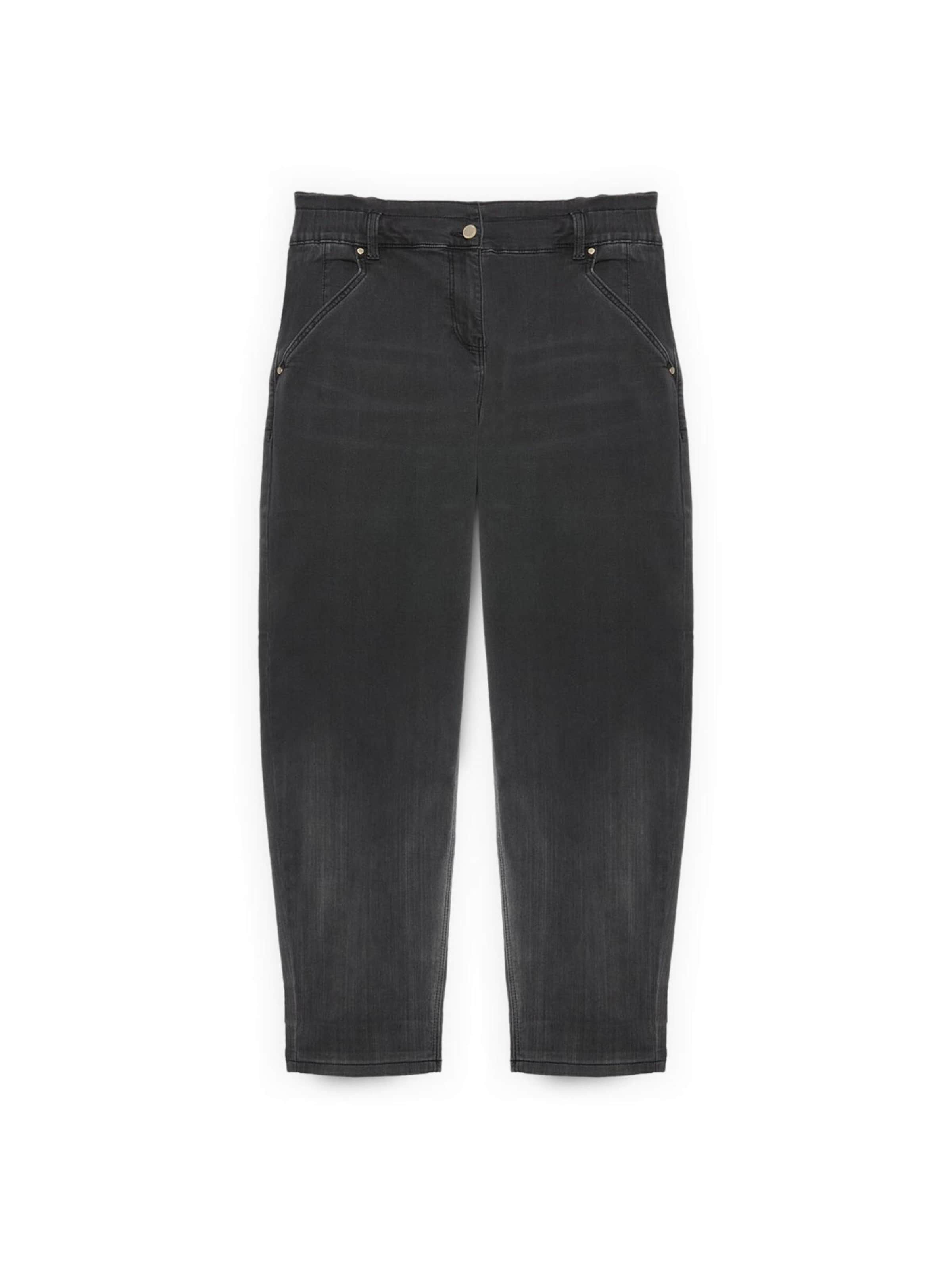 regular Jeans di Fiorella Rubino in nero: frontale