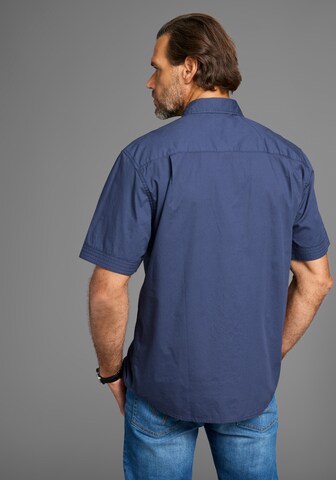 Man's World Regular fit Button Up Shirt in Blue