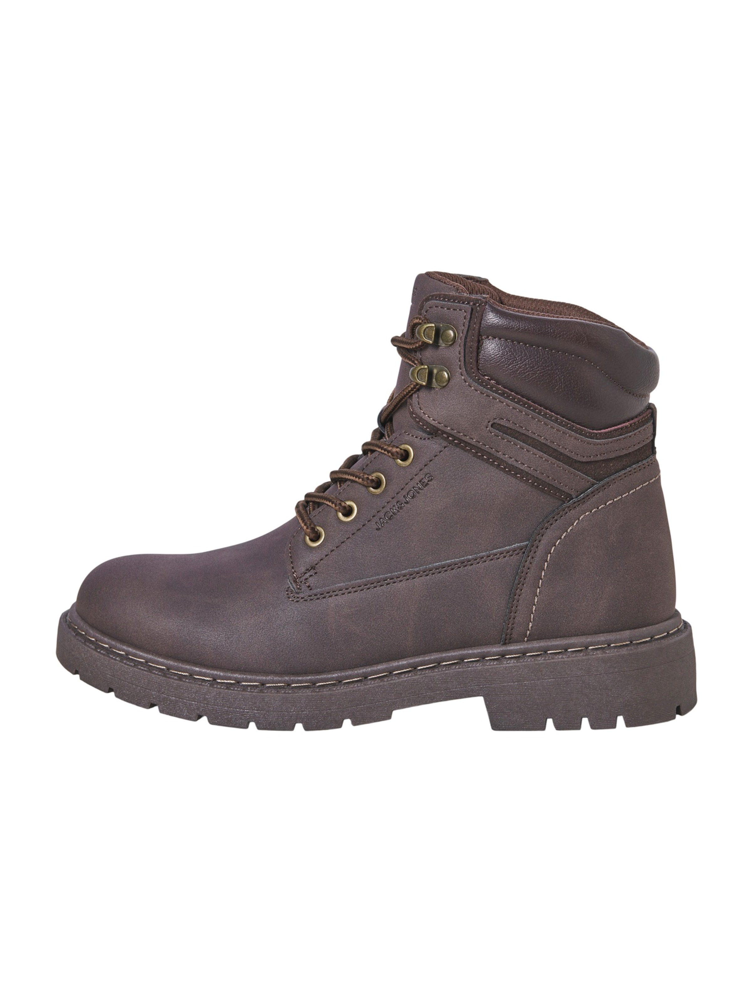JACK & JONES Schnürboots 'JFWMARSH' in Braun: Vorderseite