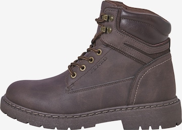 Boots stringati 'JFWMARSH' di JACK & JONES in marrone: frontale