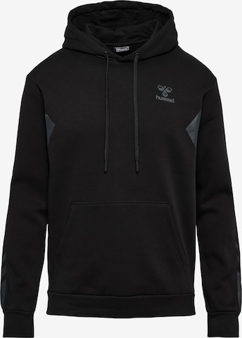 Hummel Athletic Sweatshirt in Black: front