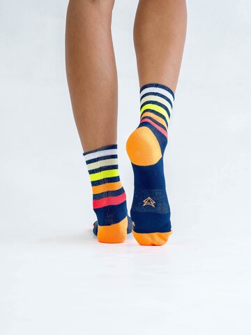 INCYLENCE Athletic Socks 'LEVELS' in Blue