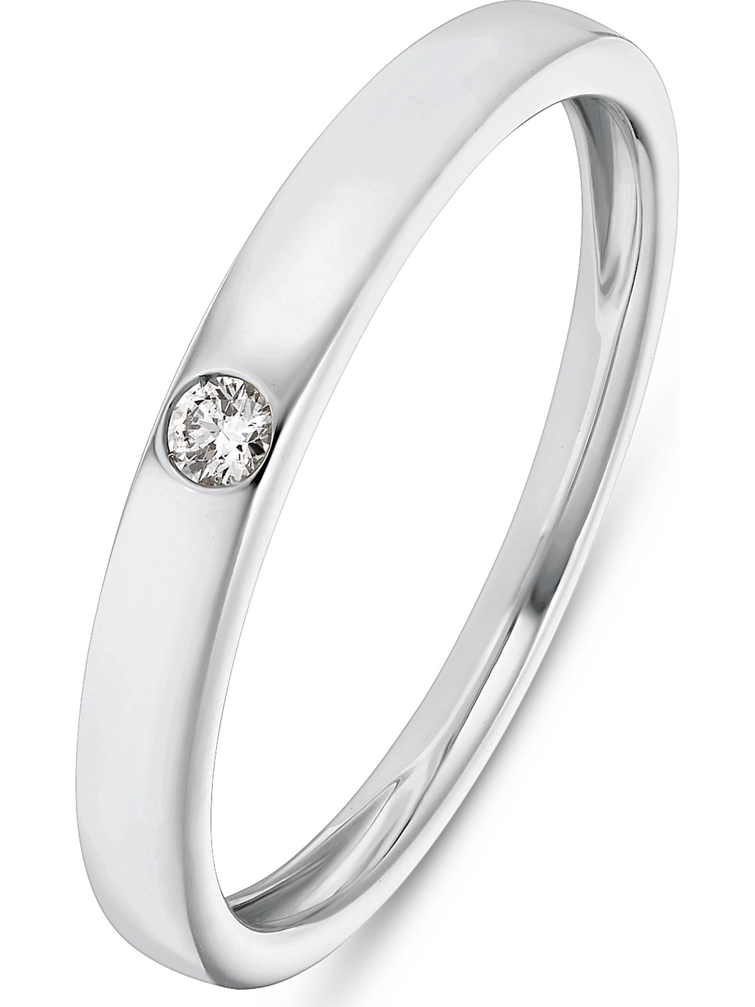 CHRIST Ring in Silber: Vorderseite