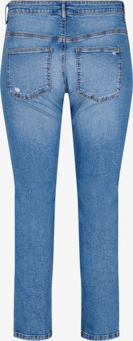 Zizzi Slimfit Jeans 'Emily' in Blau