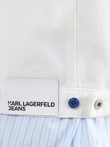KARL LAGERFELD JEANS Демисезонная куртка в Белый