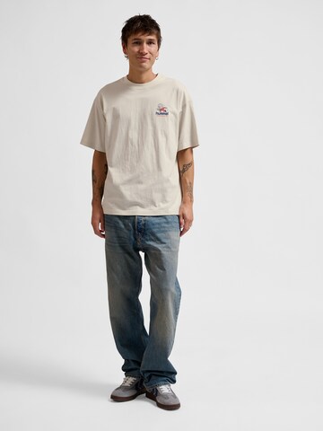 T-Shirt 'Headball' Hummel en blanc