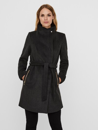 VERO MODA Between-Seasons Coat in Grey, View model