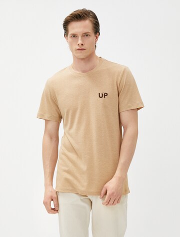 Koton T-Shirt in Beige: Vorderseite