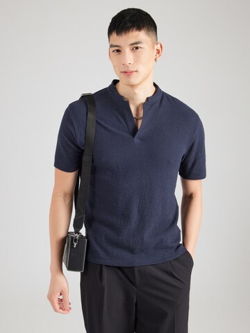 DRYKORN T-Shirt 'LEWIO 10' in Blau: Vorderseite