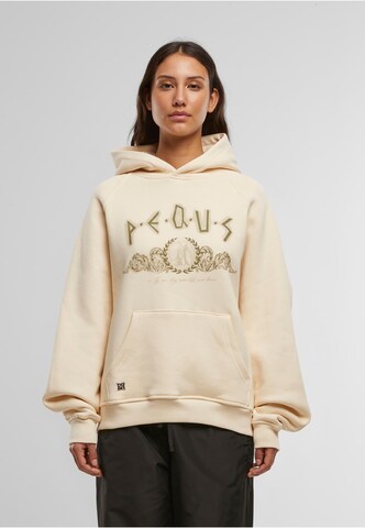 Pequs Sweatshirt 'Ancient Painting' in Beige: voorkant