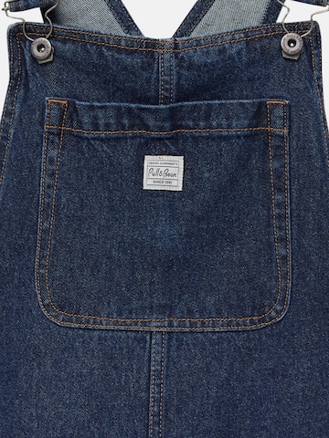 Pull&Bear Regular Latzjeans in Blau