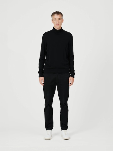 SANVT Pullover 'The Merino Roll Neck'‌‌‌‌‌‌ in Schwarz