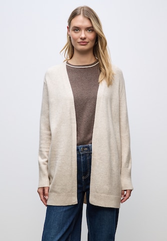 STREET ONE Strickjacke in Beige: Vorderseite