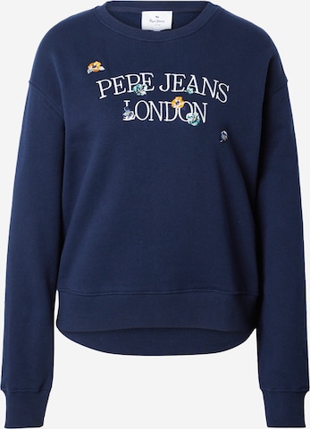 Pepe Jeans Sweatshirt 'VELLA' i blå: forside