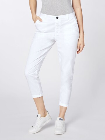 Navigator Slim fit Pants in White: front