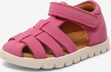 BISGAARD Sandals & Slippers 'Beka' in Pink: front